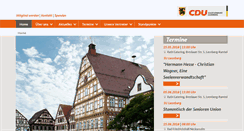 Desktop Screenshot of cdu-leonberg.de